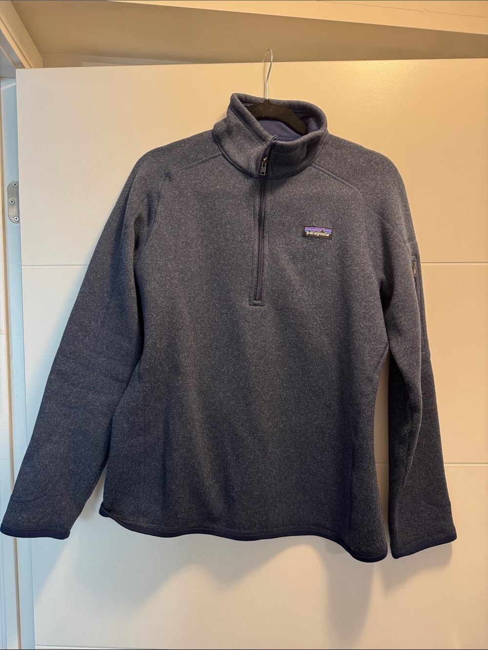 Patagonia Navy Blue Women's Quarter-Zip Fleece Pullover